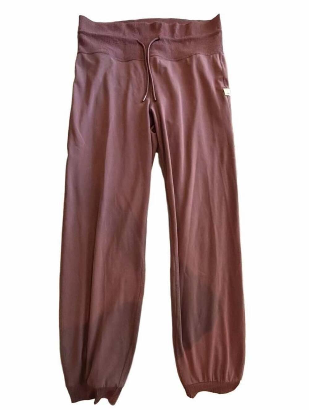 Vuori The Rise Jogger Medium Mauve Ribbed Waistband Activewear Sweatpants